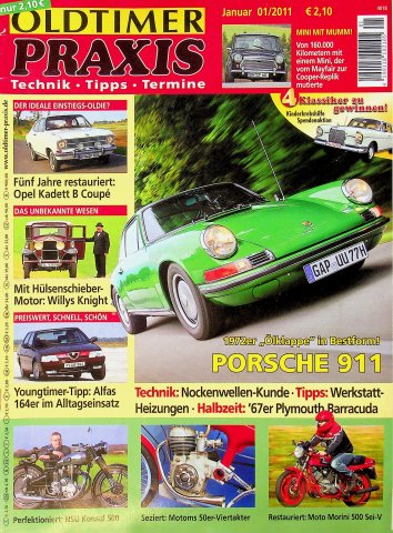 Deckblatt Oldtimer Praxis (01/2011)
